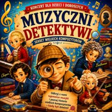 Plakat: Muzyczni Detektywi - Sekrety Wielkich Kompozytorów
