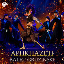Plakat: Aphkhazeti - Gruziński Państwowy Balet z chórem i orkiestrą