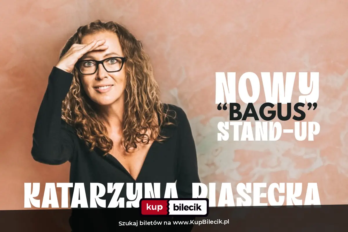Plakat: Nowy program stand-up "BAGUS"