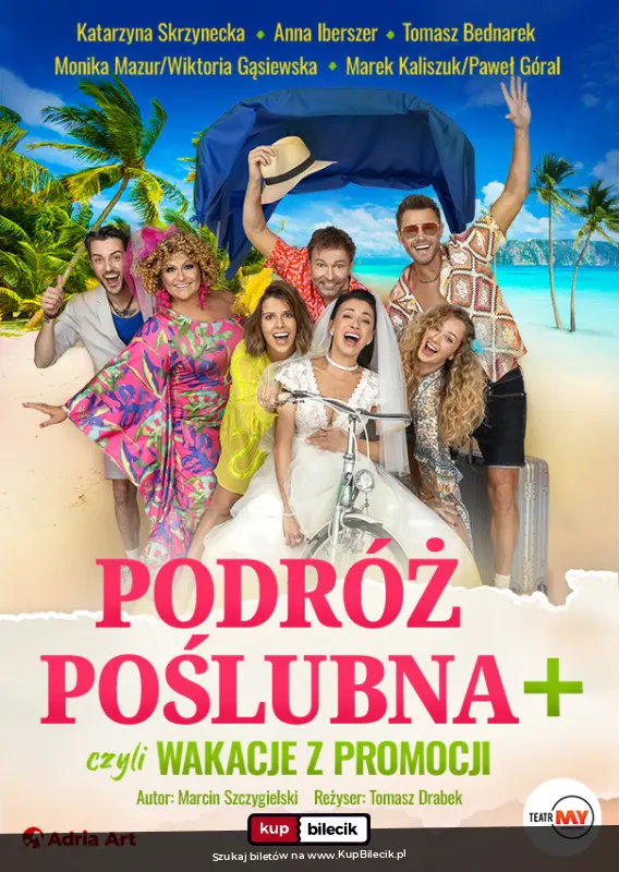 Plakat: Podróż poślubna +, czyli wakacje z promocji