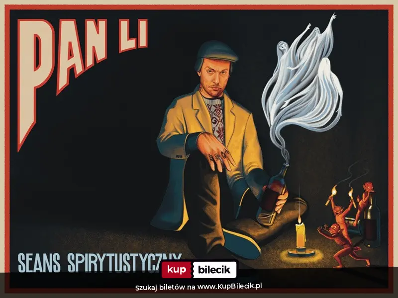 Plakat: Nowy program! - Seans Spirytustyczny - komediowy spektakl iluzji