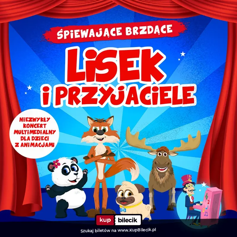 Plakat: Śpiewające Brzdące: Lisek i Przyjaciele