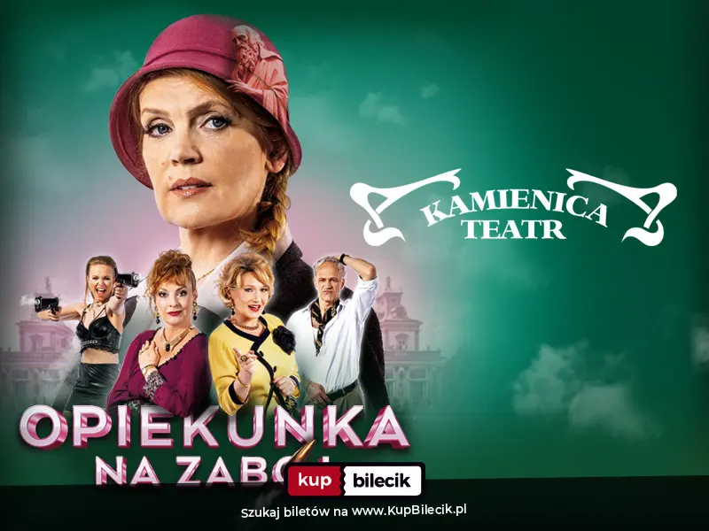 Plakat: Spektakl "Opiekunka na zabój"