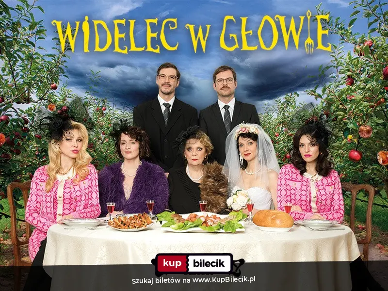 Plakat: Widelec w głowie