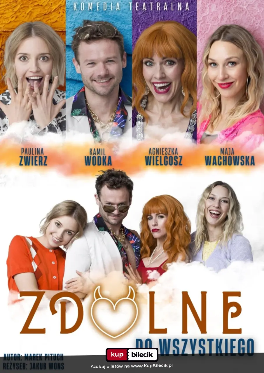 Plakat: Zdolne do wszystkiego - spektakl komediowy