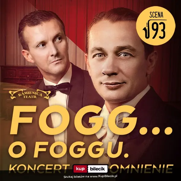 Plakat: Piosenki i wspomnienie o Mieczysławie Foggu