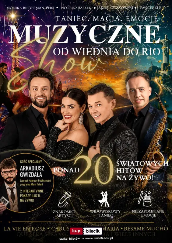 Plakat: Muzyczne Show Roku: Od Wiednia do Rio de Janeiro