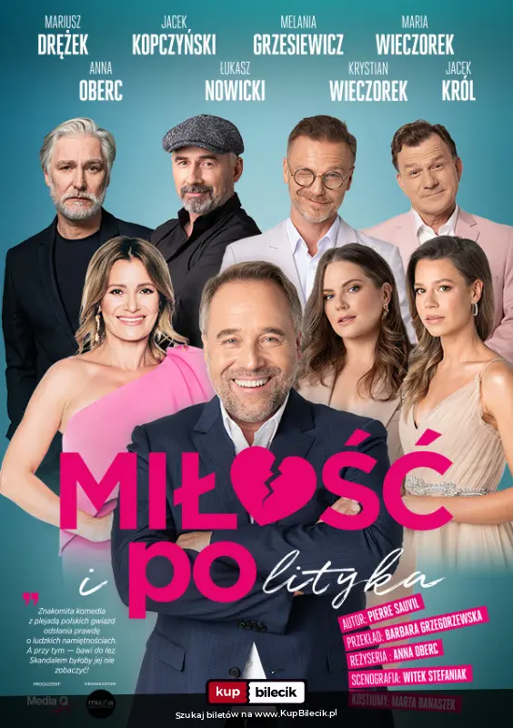 Plakat: Miłość i polityka