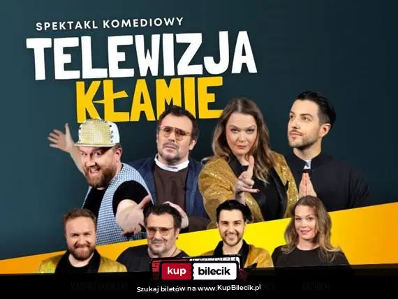 Plakat: Kasprzykowski, Arciuch, Opania, Fidusiewicz