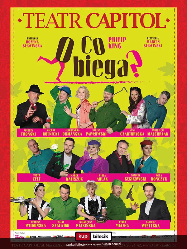 Plakat: O co biega?