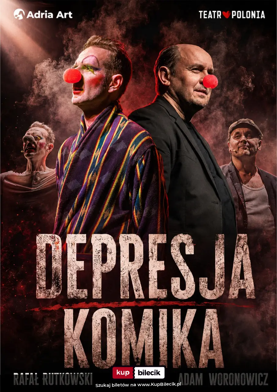 Plakat: Depresja komika - Adam Woronowicz i Rafał Rutkowski