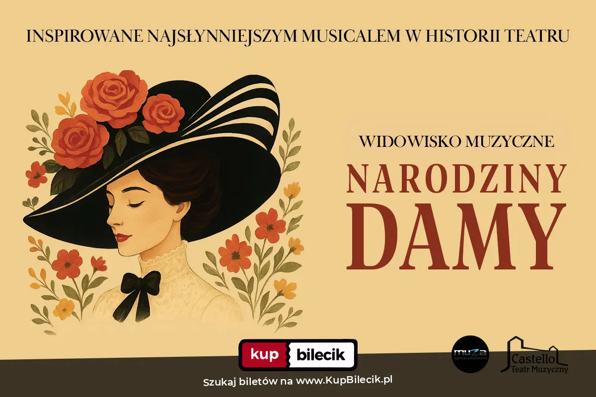 Plakat: Pełne rozmachu widowisko musicalowe