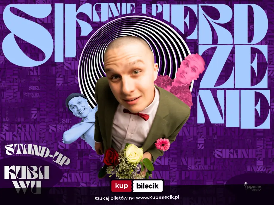 Plakat: Radom! Kuba Wu w programie "Sikanie i Pierdzenie" | Stand-up