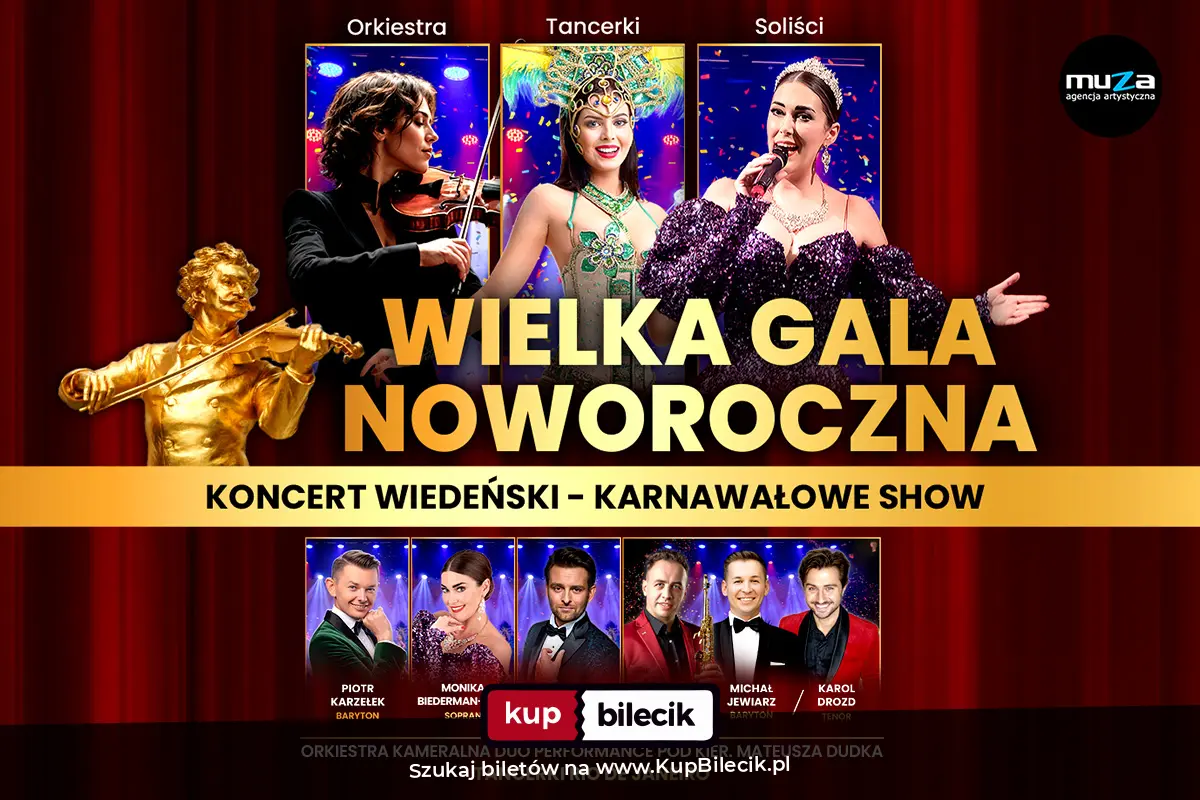 Plakat: Koncert Wiedeński - Karnawałowe Show - Jedyne Takie w Polsce