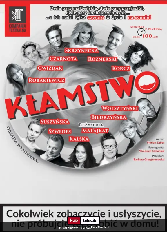 Plakat: Kłamstwo - komedia małżeńska w gwiazdorskiej obsadzie