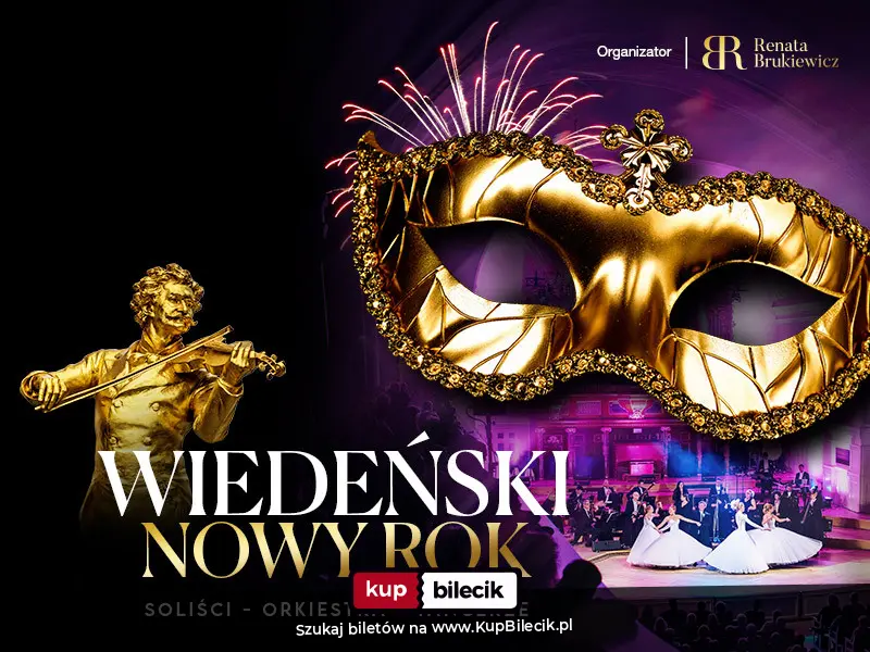Plakat: Wiedeński Nowy Rok Soliści -Tancerze-Orkiestra