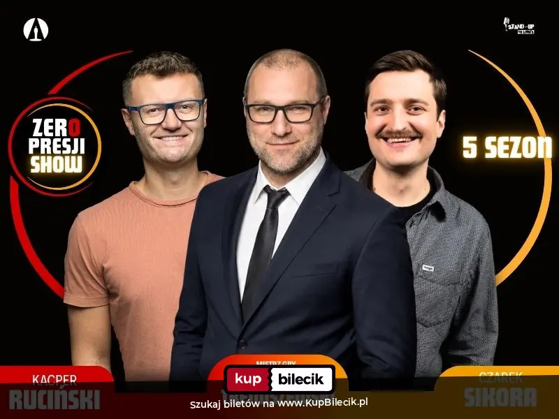 Plakat: Ruciński, Sikora, Tremiszewski + goście
