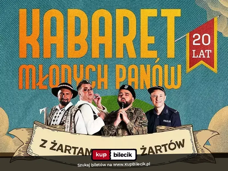 Plakat: Z żartami nie ma żartów - 20-lecie