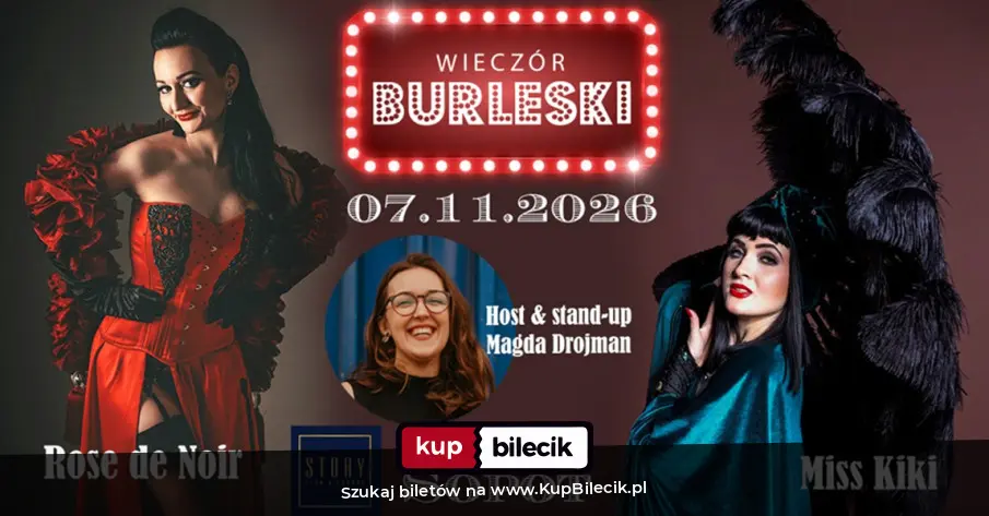 Plakat: Burleska by Rose de Noir w klubie Story