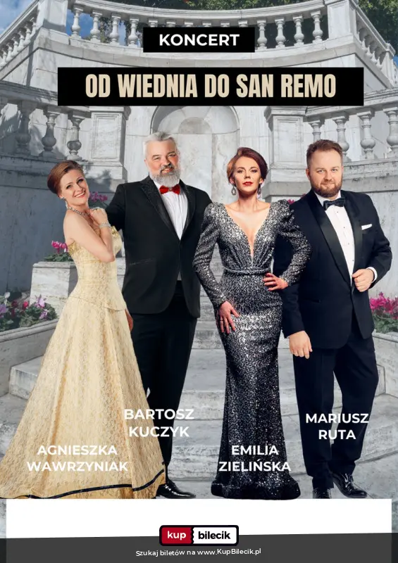 Plakat: Od Wiednia do San Remo