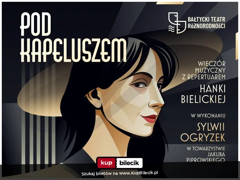 Plakat: Wieczór kabaretowo-słowny inspirowany repertuarem Hanki Bielickiej