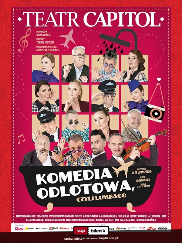 Plakat: Komedia odlotowa, czyli lumbago