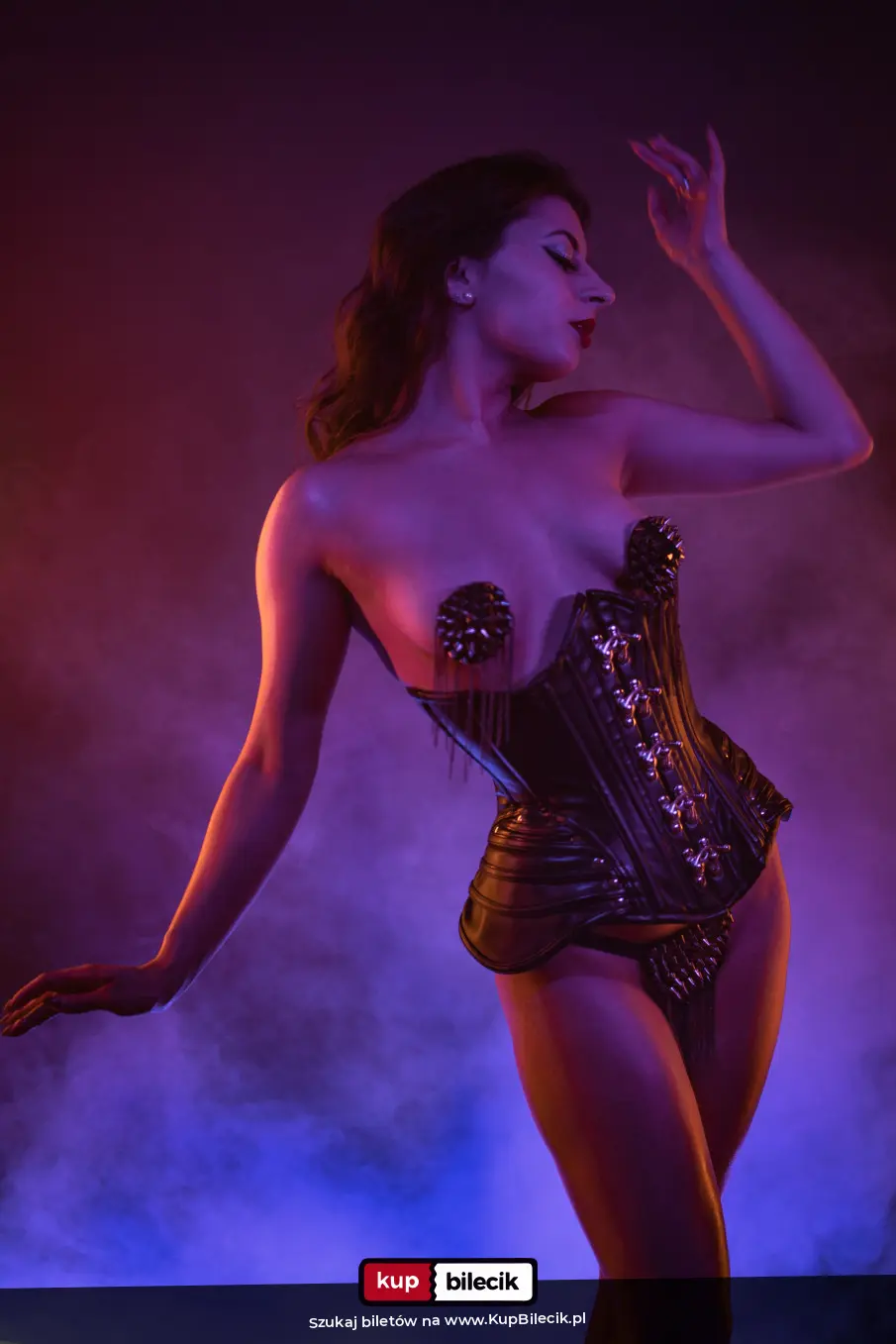 Plakat: Teatr Burleski by Veren De Heddge: Noc Mroku i Mar - spektakl burleski