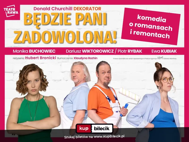 Plakat: Będzie Pani zadowolona