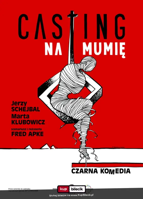 Plakat: Casting na Mumię