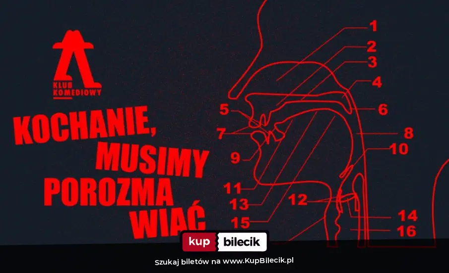 Plakat: Kochanie, musimy porozmawiać... - spektakl improwizowany