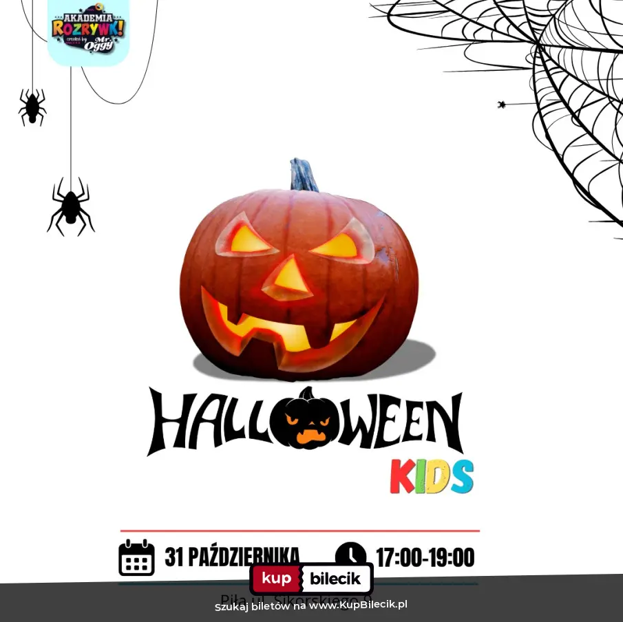 Plakat: Halloween dla dzieci w Pile
