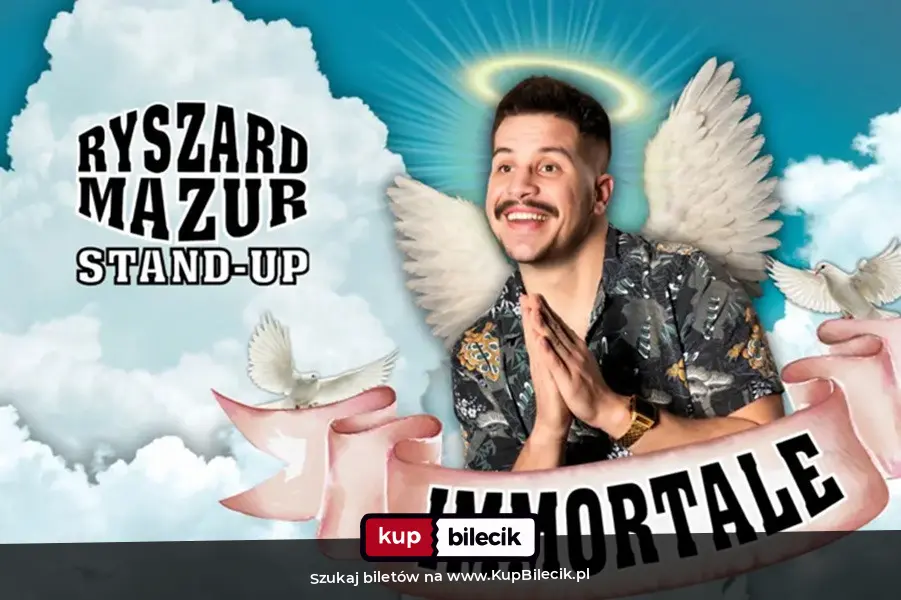 Plakat: Ryszard Mazur z Nowym Programem Stand-up