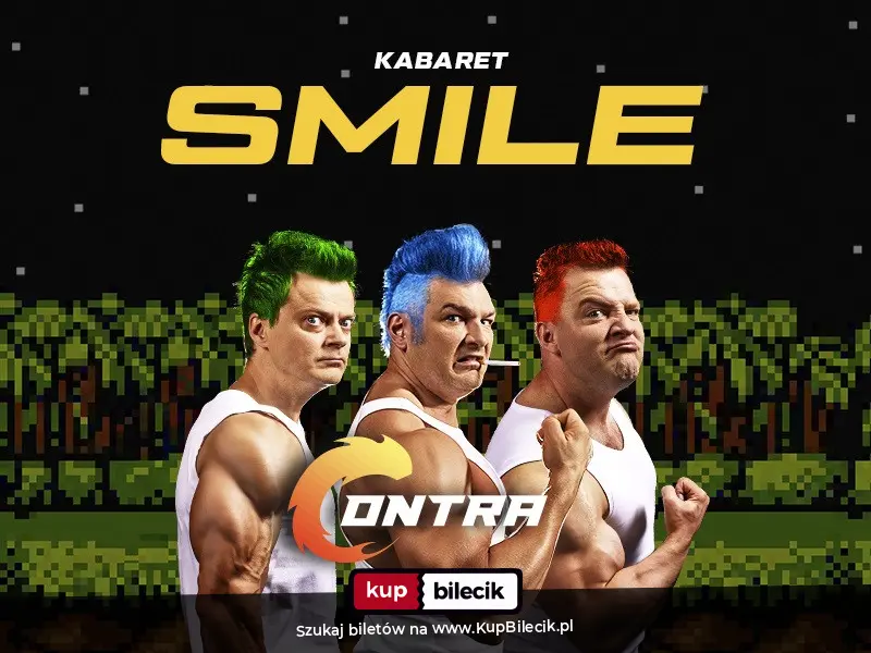 Plakat: Kabaret Smile "CONTRA".