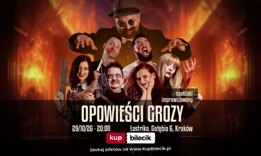 Plakat: Opowieści Grozy - improwizowany horror komediowy
