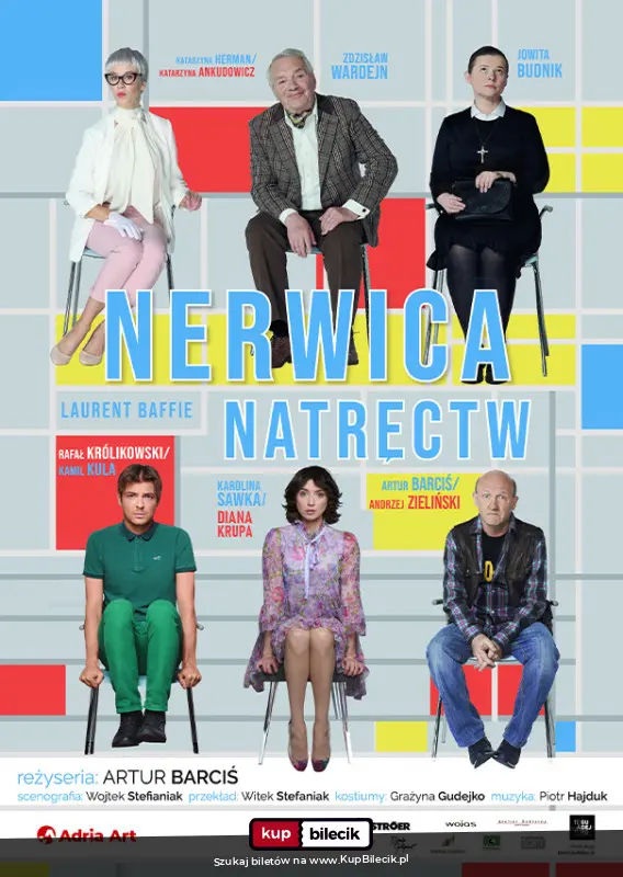 Plakat: Zwariowana komedia w gwiazdorskiej obsadzie