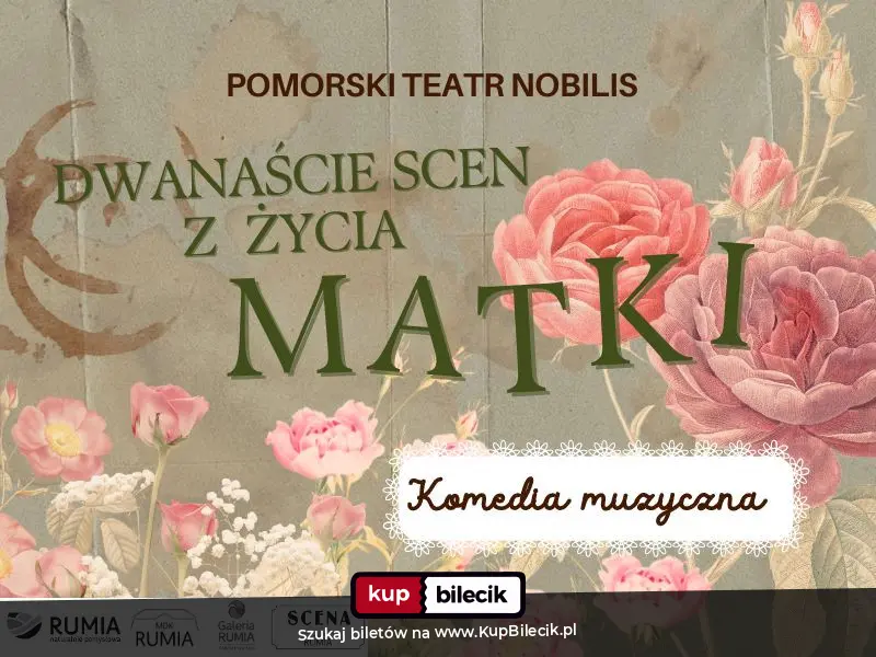 Plakat: Dwanaście scen z życia matki — Komedia muzyczna