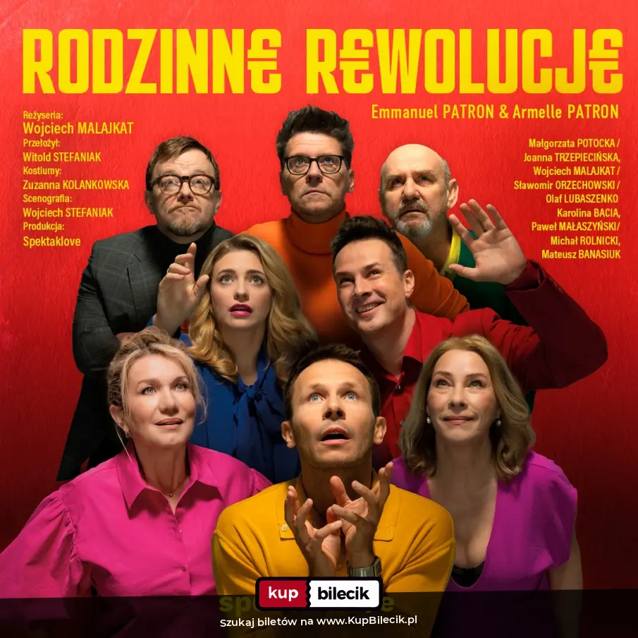 Plakat: Wpadnij w wir rodzinnych tajemnic i zaskakujących zwrotów akcji