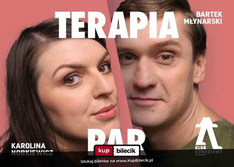 Plakat: Terapia par - spektakl improwizowany