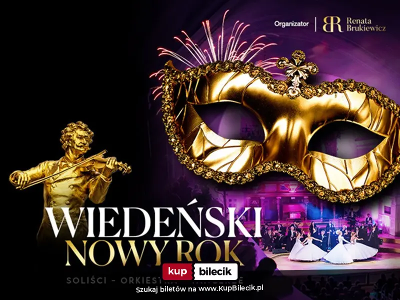 Plakat: Wiedeński Nowy Rok Soliści -Tancerze-Orkiestra