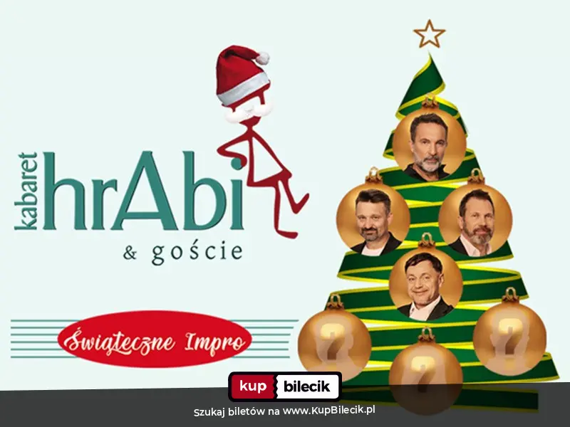 Plakat: Kabaret hrAbi & Goście - Świąteczne Impro
