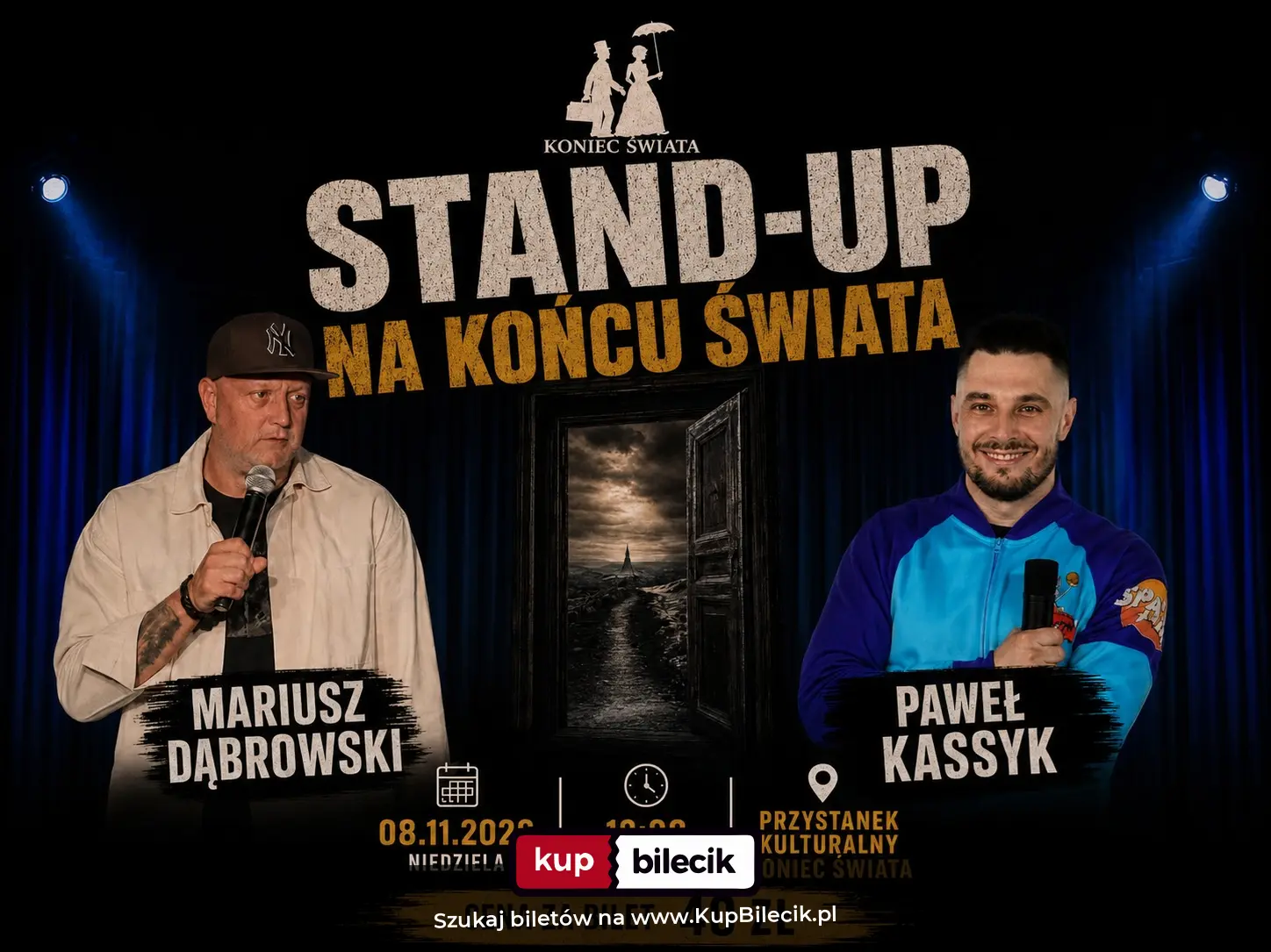 Plakat: Stand-Up na Końcu Świata