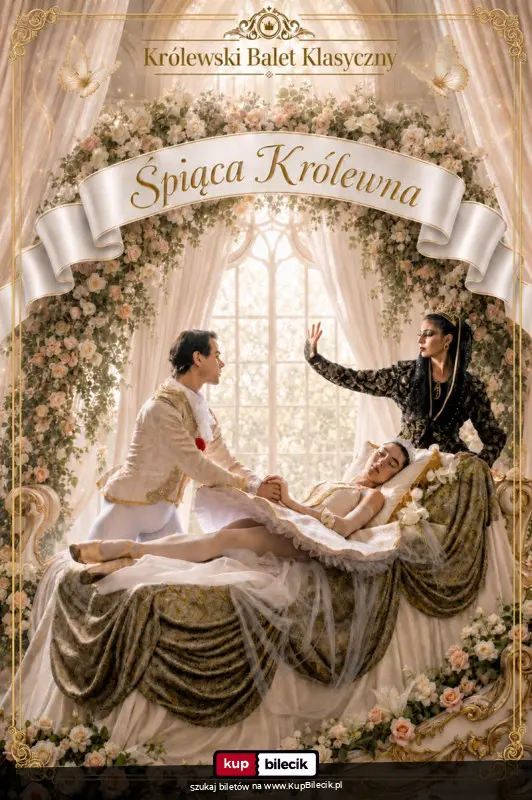 Plakat: "Śpiąca Królewna" - ponadczasowa baśń opowiedziana językiem baletu