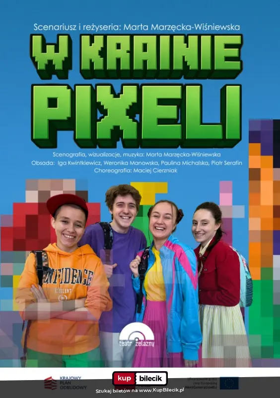 Plakat: W Krainie Pixeli