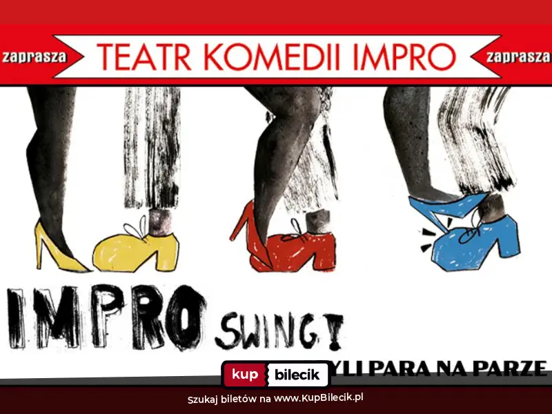 Plakat: Impro Swing! Czyli para na parze