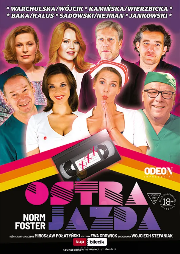 Plakat: Gorący spektakl w gwiazdorskiej obsadzie
