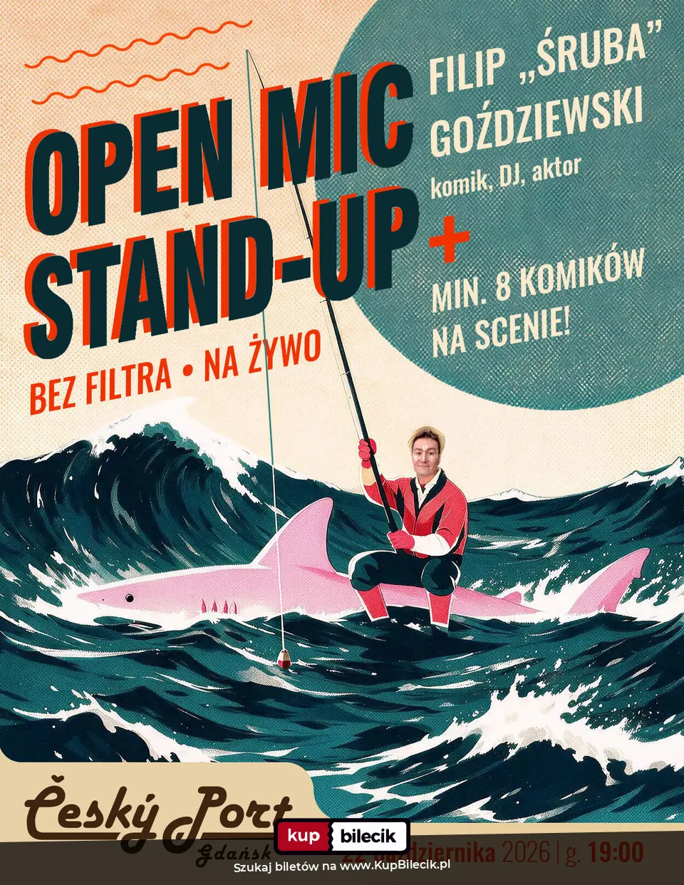 Plakat: Open-Mic w Cesky Port
