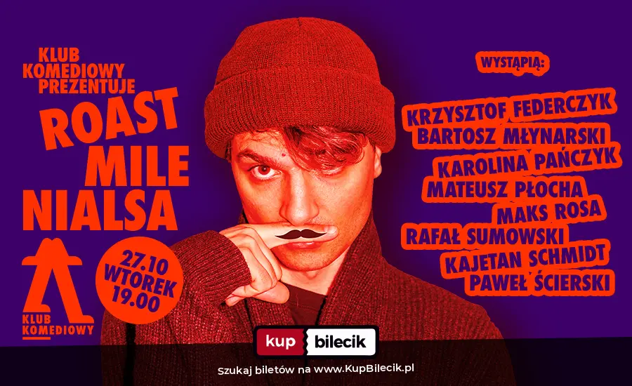 Plakat: TESTY: Roast Milenialsa