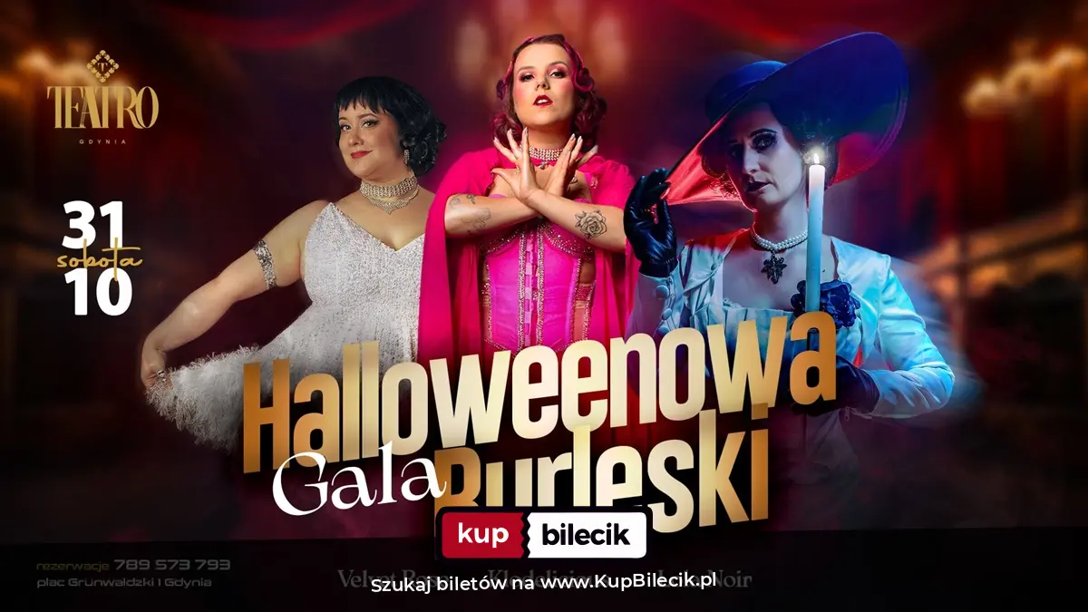 Plakat: Burleska w Teatro
