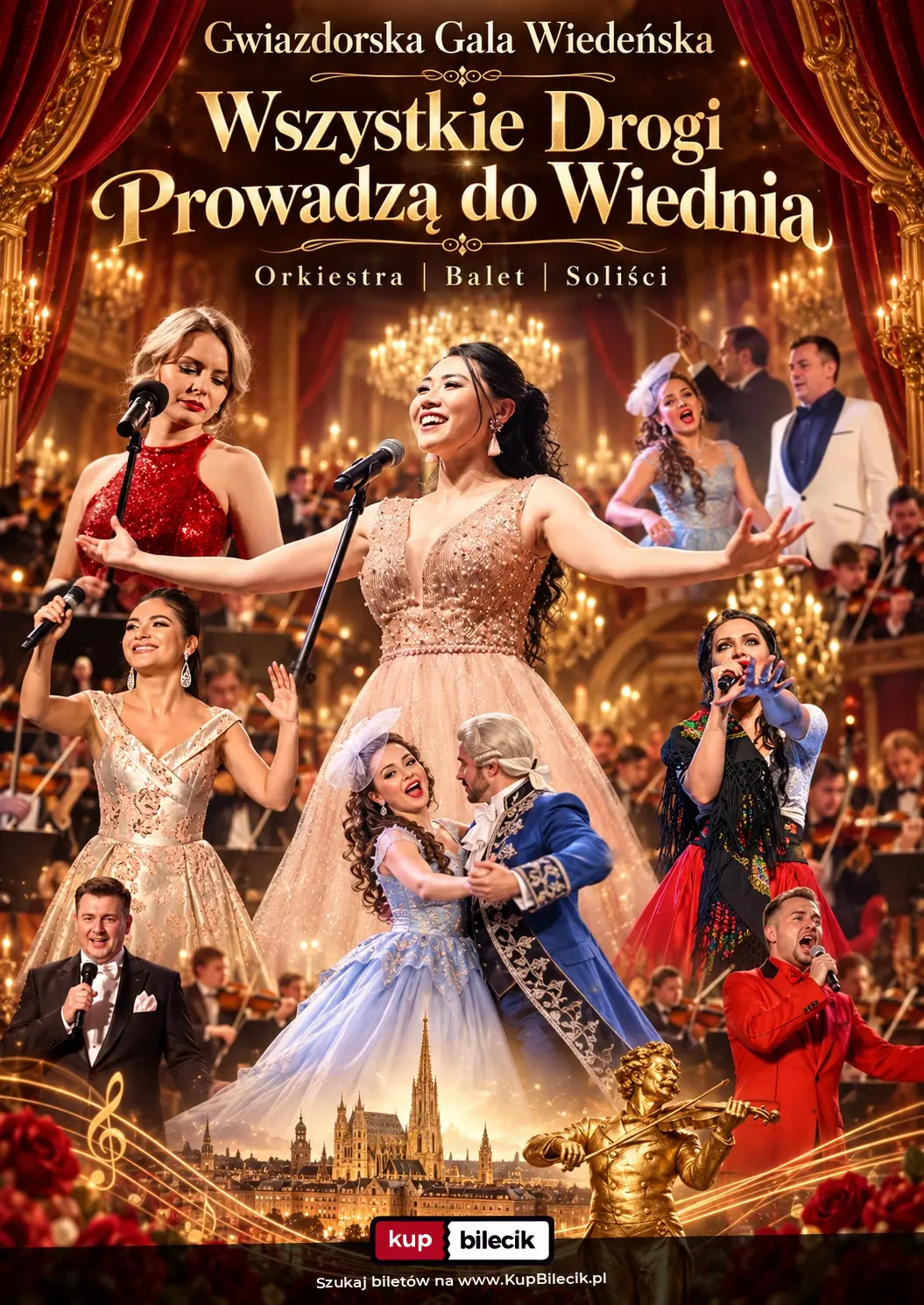 Plakat: Gwiazdorska Gala Wiedeńska