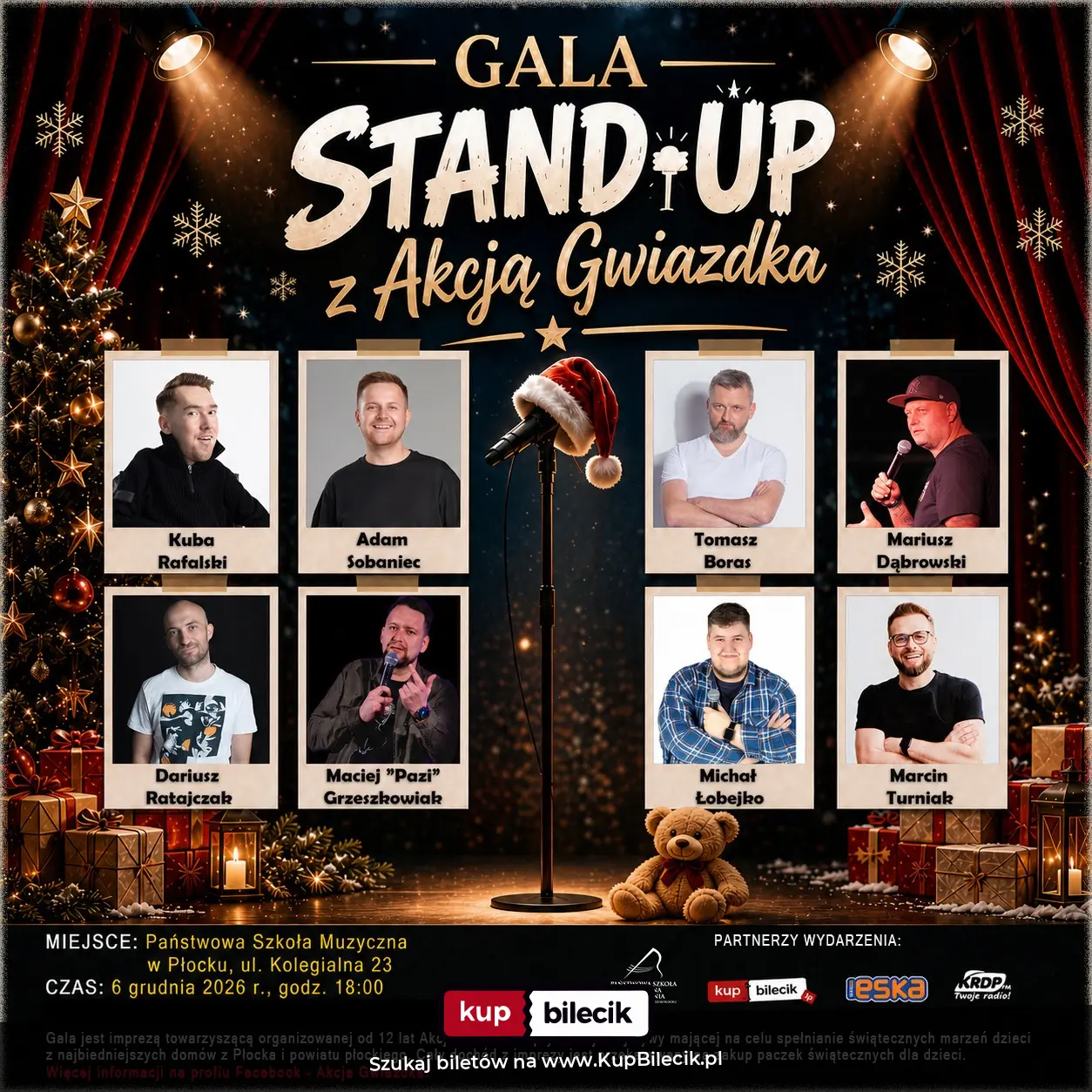 Plakat: Gala Stand-up z Akcją Gwiazdka